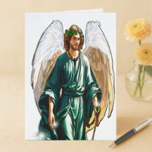 Archangel Raphael Angel St. Heilende Karte