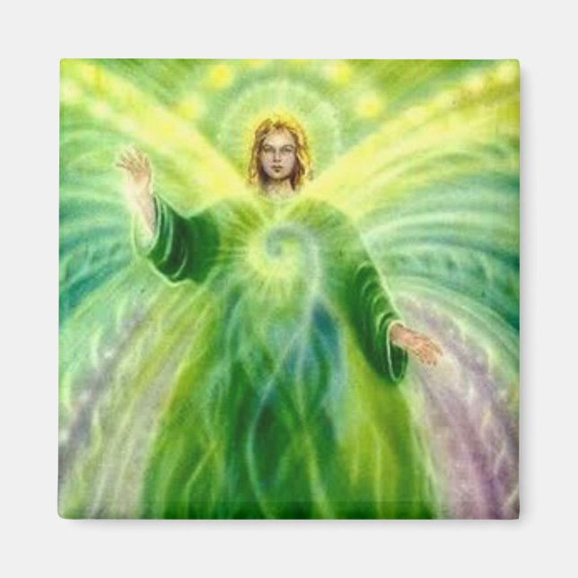 Archangel Raphael Heillicht Magnet (Vorne)