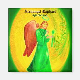 Archangel Raphael Magnet Carré