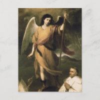 Archangel Raphael mit Bischof Domonte