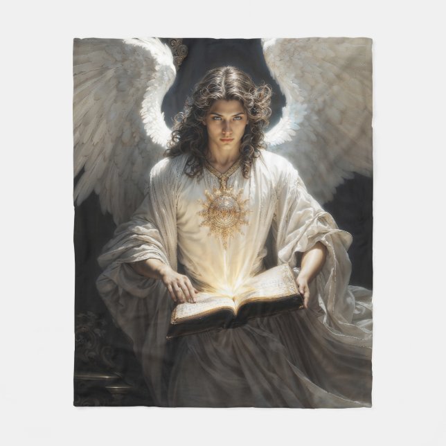 Archangel Uriel Fleecedecke (Vorderseite)