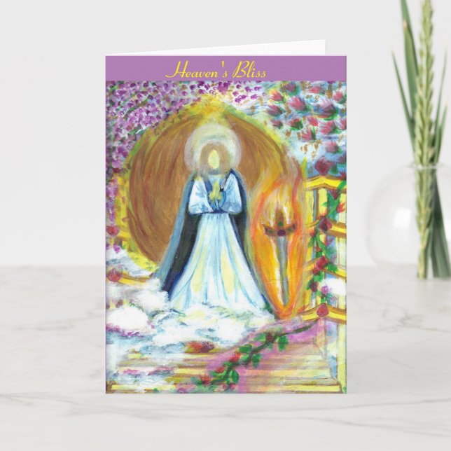 Archangel Uriel Grußkarte Karte (Vorderseite)