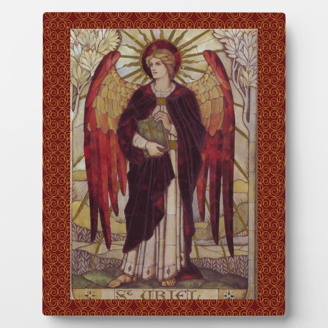Archangel Uriel plaque Fotoplatte (Vorderseite)