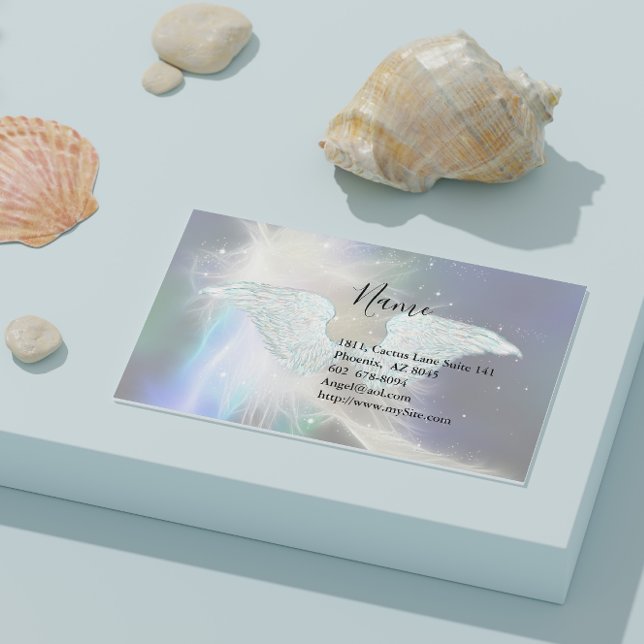 Archangel Wings Business Card Visitenkarte (Von Creator hochgeladen)