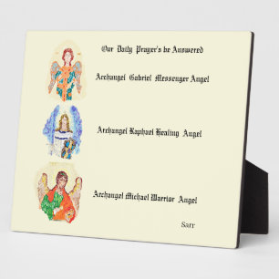 Archangels Gabriel, Raphael und Micheal Fotoplatte