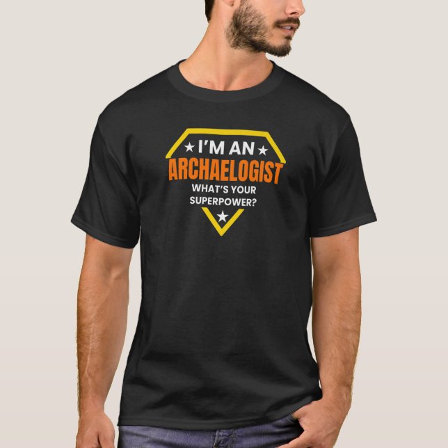 Archäologe der Antike Ausgrabender Archäologe T-Shirt (Vorderseite)