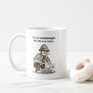 Archäologe Entdecker Geist – Alte Entdeckung  Kaffeetasse
