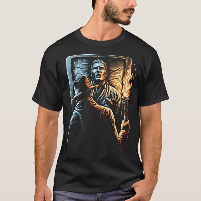 Archäologe entdeckt galaktischen Schmuggler in Fro T-Shirt (Vorderseite)