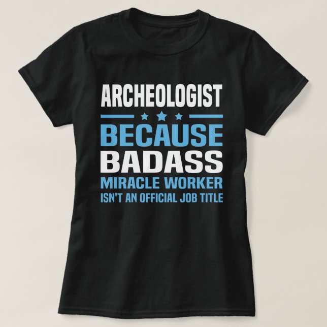 Archäologe T-Shirt (Design vorne)