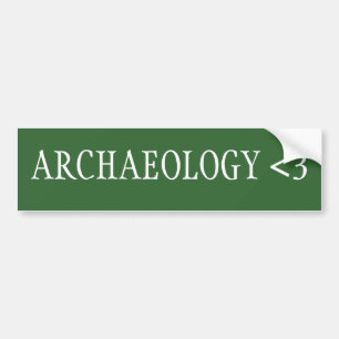 Archäologie <3 autoaufkleber