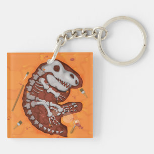 Archäologie Dinosaurier Bones Dig Schlüsselanhänger