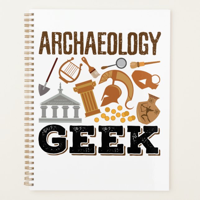 Archäologie Geek Archäologe Student Lover Planer (Vorderseite)