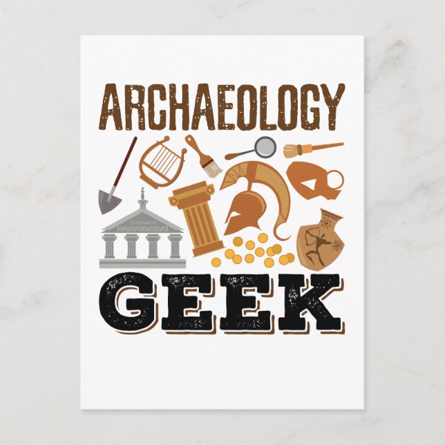 Archäologie Geek Archäologe Student Lover Postkarte (Vorderseite)
