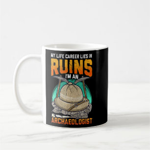 Archäologie Inspiriert Archäologe verwandtes Fossi Kaffeetasse