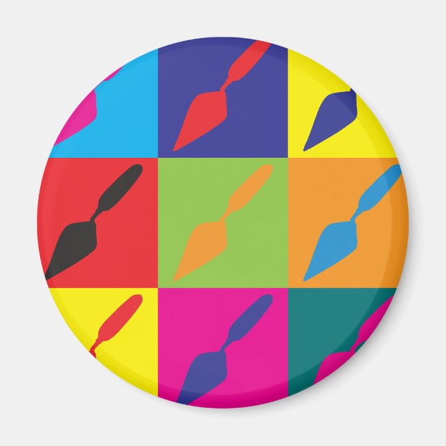 Archäologie Pop Kunst Magnet (Vorne)
