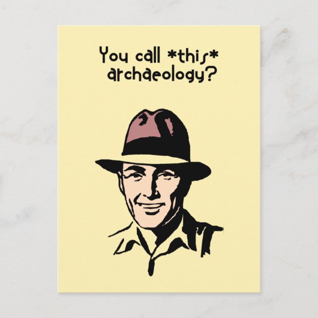 Archäologie Postkarte (Vorderseite)