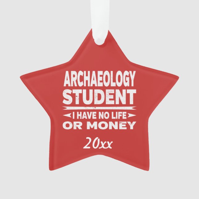 Archäologie Student No Life oder Money Ornament (Vorderseite)