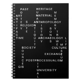Archäologie und AnthropologieKreuzworträtsel Notizblock