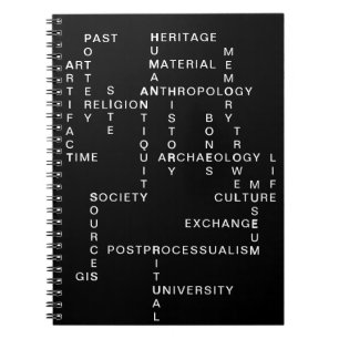 Archäologie und AnthropologieKreuzworträtsel Notizblock