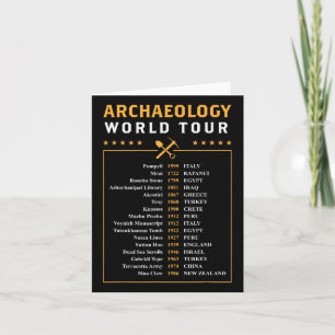 Archäologie - Welttournee Karte