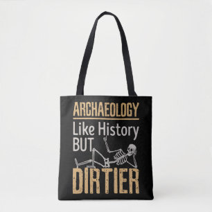 Archäologie wie Geschichte, aber schmutziger Tasche