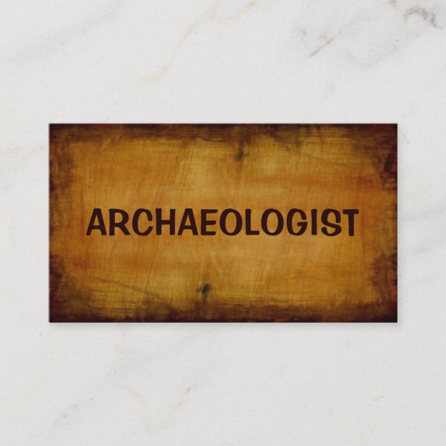 Archäologin Antique Business Card Visitenkarte (Vorderseite)