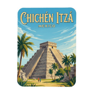 Archäologische Stätte Chichén Itzá Mexiko Magnet