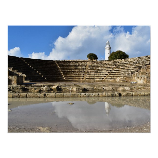 Archäologischer Park, UNESCO-Standort, Paphos, Zyp Poster (Vorderseite)