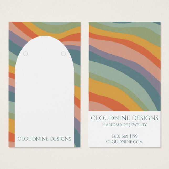 Arche Arc en arc-en-ciel Elevage collier bijoux ca (Devant & derrière)