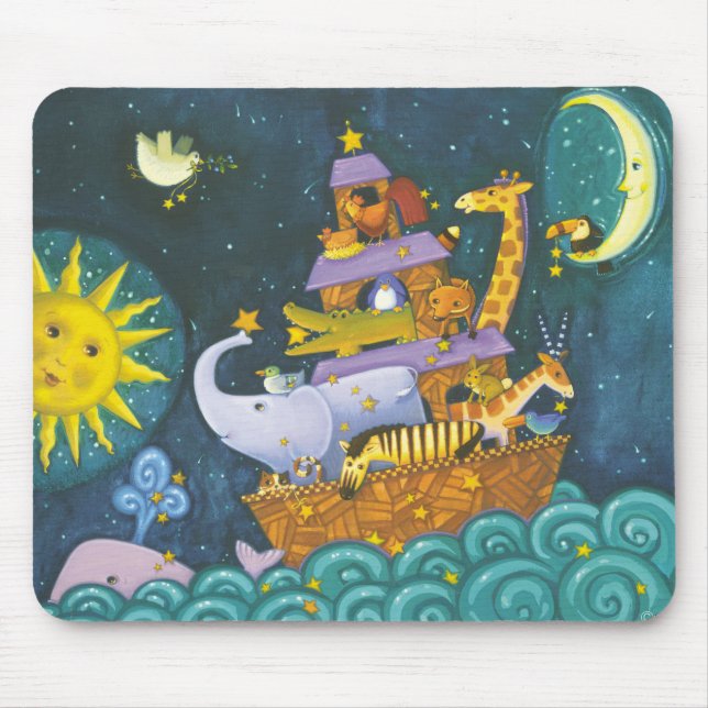 Arche nachts mousepad (Vorne)