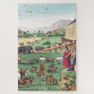 Arche Noah mit Tieren