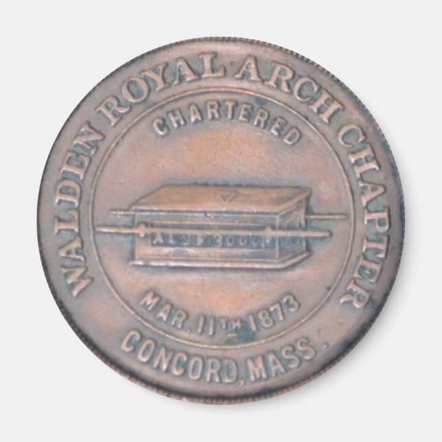 Arche royale maçonnique Penny Magnet (Devant)