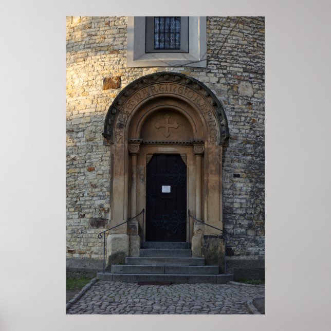 Arched Church Door Poster (Vorne)