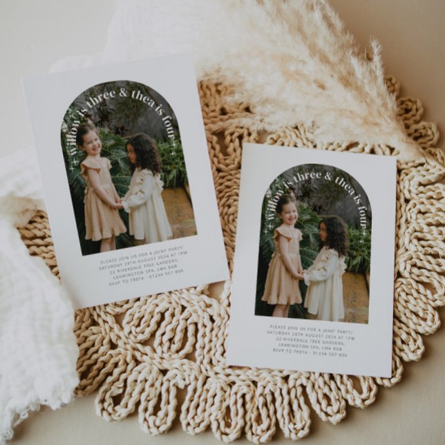 Arched Foto - Gemeinsame Einladung zum Geburtstag (Von Creator hochgeladen)