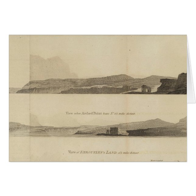 Arched Point, la terre de Kerguelen (Devant horizontal)