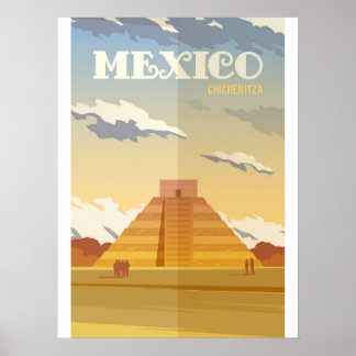 Archeology Mexiko Poster