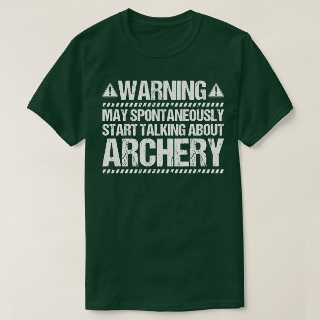 Archer Archery Bow Hunting Bowman Arrow Bow Hunter T-Shirt (Design vorne)