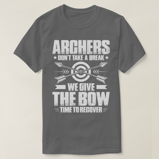 Archer Archery Bow Hunting Bowman Arrow Bow Hunter T-Shirt (Design vorne)