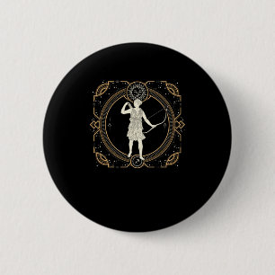Archer Bogenschießen Bowman Bow Arrow Bow Geschenk Button