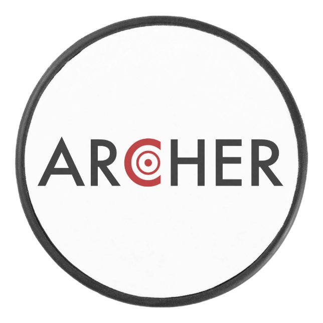 Archer Eishockey Puck (Vorderseite)