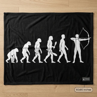 Archer Evolution Bogenschießen mit Bogen und Pfeil Fleecedecke