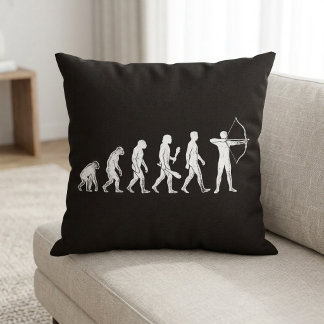 Archer Evolution Bogenschießen mit Bogen und Pfeil Kissen