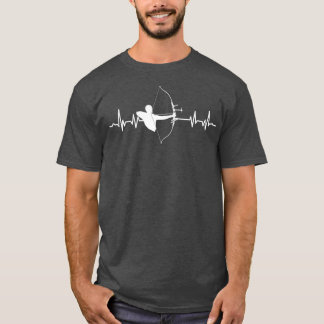 Archer Heartbeat Arrow Arrow Arrow Hunt T-Shirt