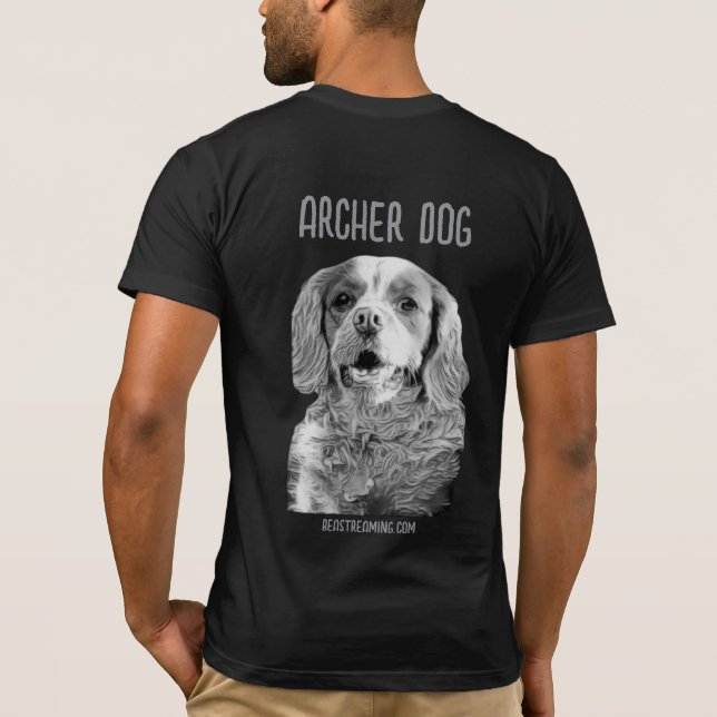 Archer Hundeshirt T-Shirt (Rückseite)