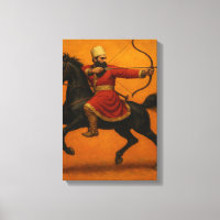 Archer in der Roten Robe auf dem Schwarzen Kriegsp