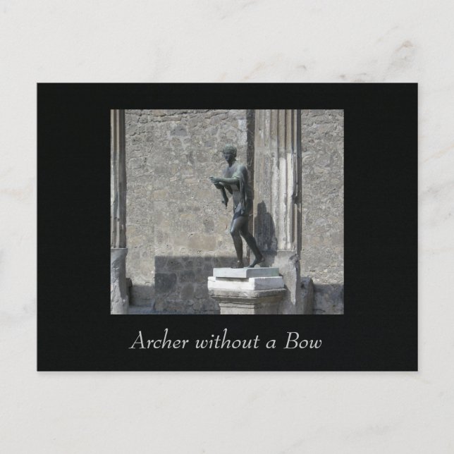 Archer ohne Bow Postkarte (Vorderseite)