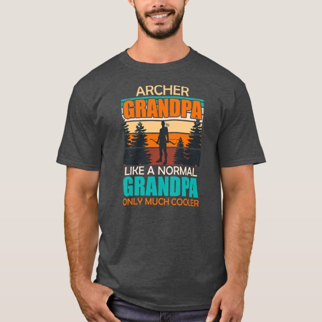 Archer Opa wie normale Opa nur cooler T-Shirt (Vorderseite)
