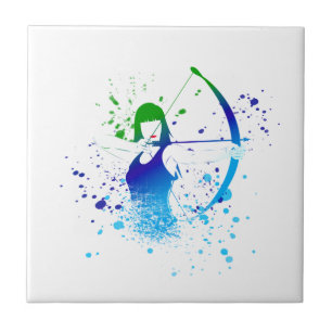 Archer Paint Splash Fliese