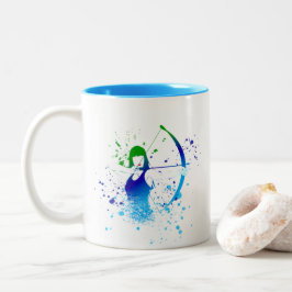 Archer Paint Splash Zweifarbige Tasse