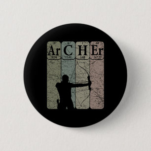 Archer Periodensystem Elemente Bogenschießen Bogen Button
